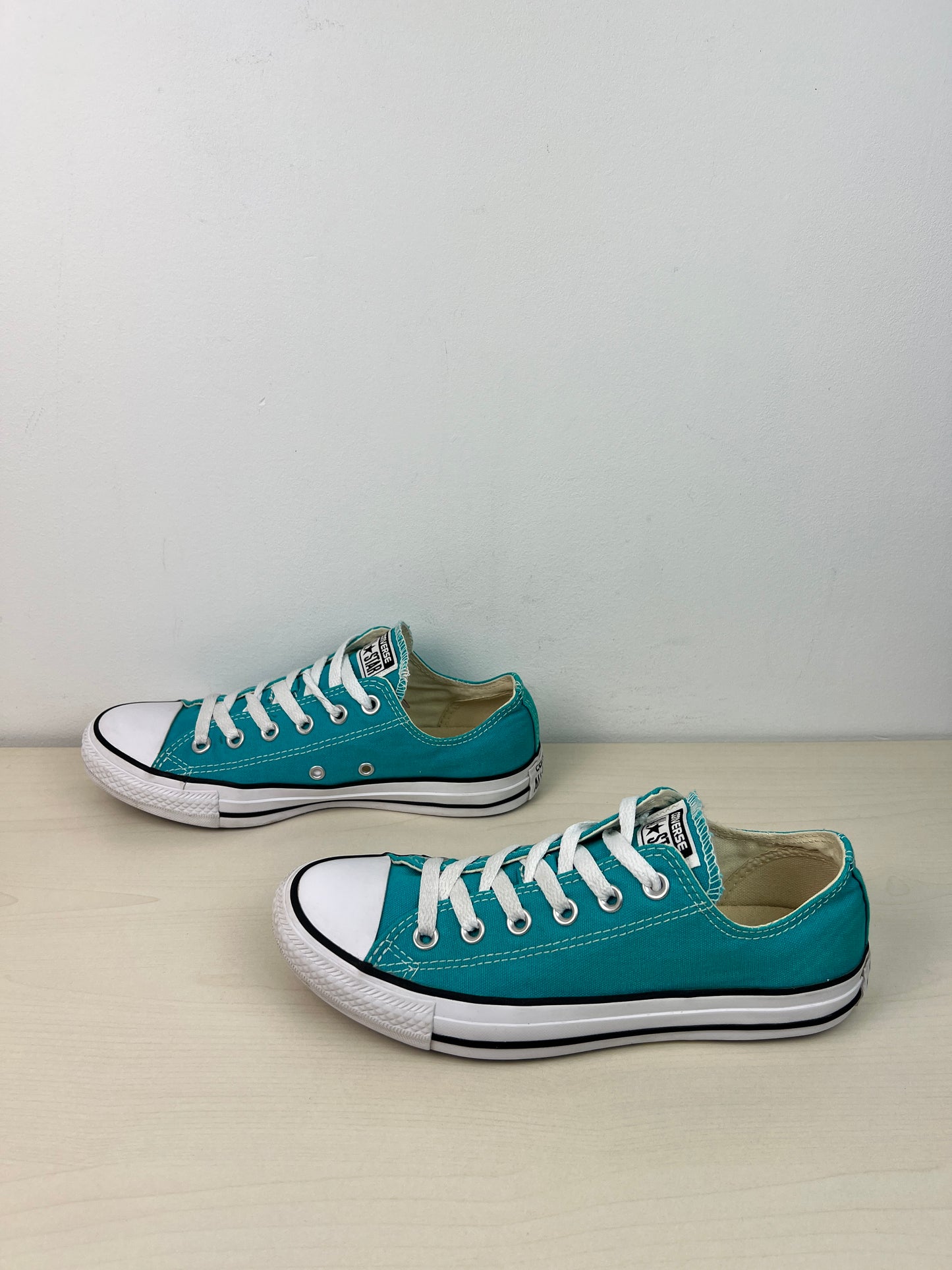 Shoes Sneakers By Converse In Teal, Size: 8