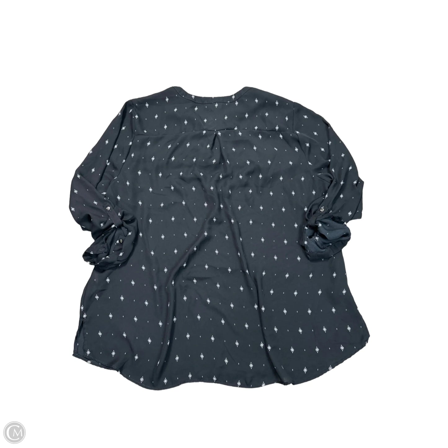 Top Long Sleeve Basic By Maurices In Black, Size: 2x