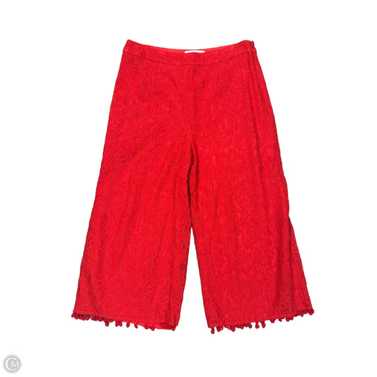 Pants Cropped By ILSA MAUDE In Red, Size: M