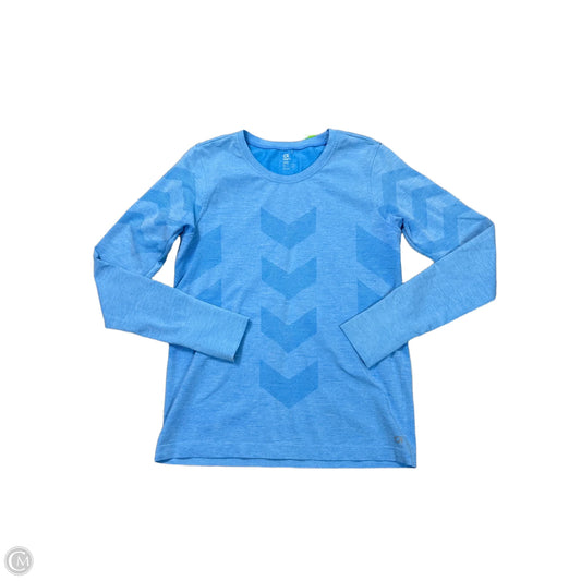 Athletic Top Long Sleeve Crewneck By Gapfit In Blue, Size: L