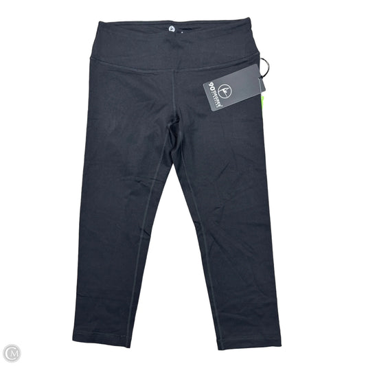 Athletic Leggings Capris By 90 Degrees By Reflex In Black, Size: M