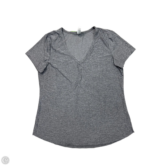 Athletic Top Short Sleeve By 90 Degrees By Reflex In Grey, Size: M