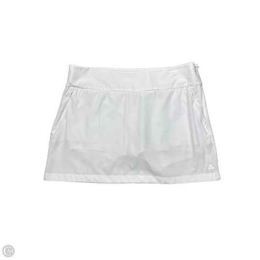 Athletic Skort By Tek Gear In White, Size: L