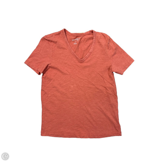 Top Short Sleeve Basic By Universal Thread In Orange, Size: S