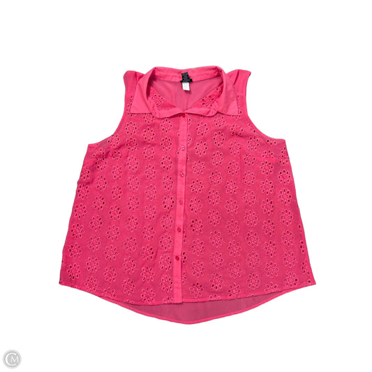 Top Sleeveless Basic By Torrid In Pink, Size: 2x