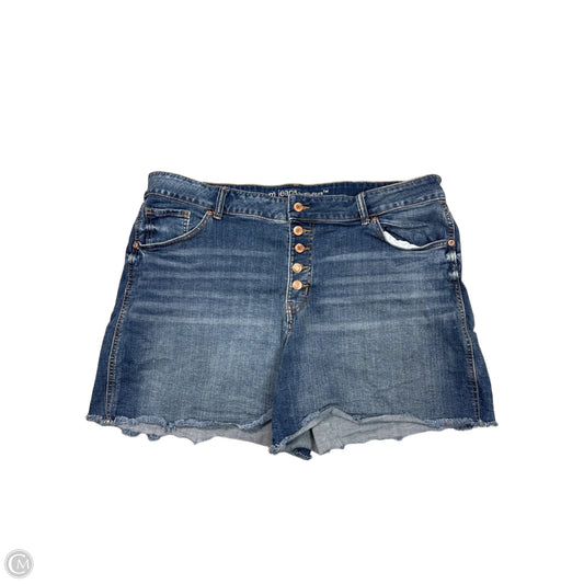 Shorts By Maurices In Blue Denim, Size: Xxl