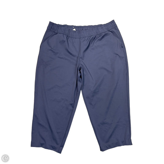 Athletic Capris By Columbia In Blue, Size: Xxl
