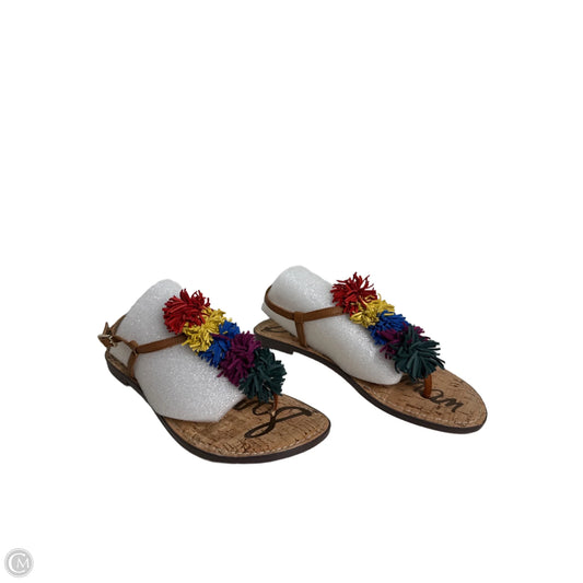 Sandals Flats By Sam Edelman In Multi-colored, Size: 8.5