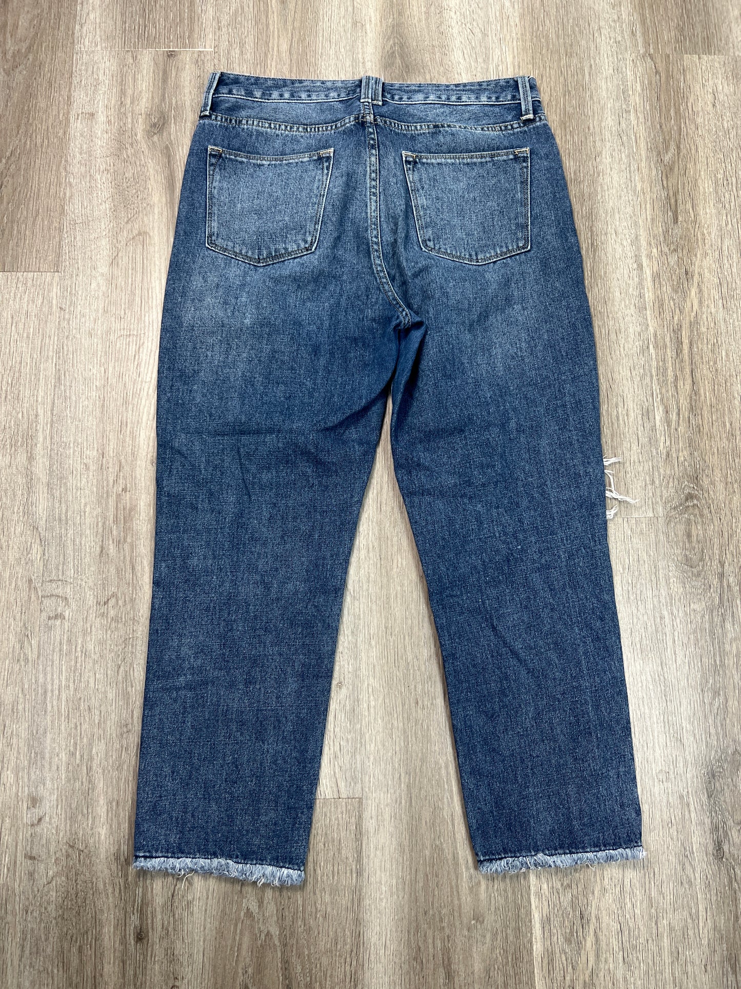 Jeans Straight By Just Black In Blue Denim, Size: 8