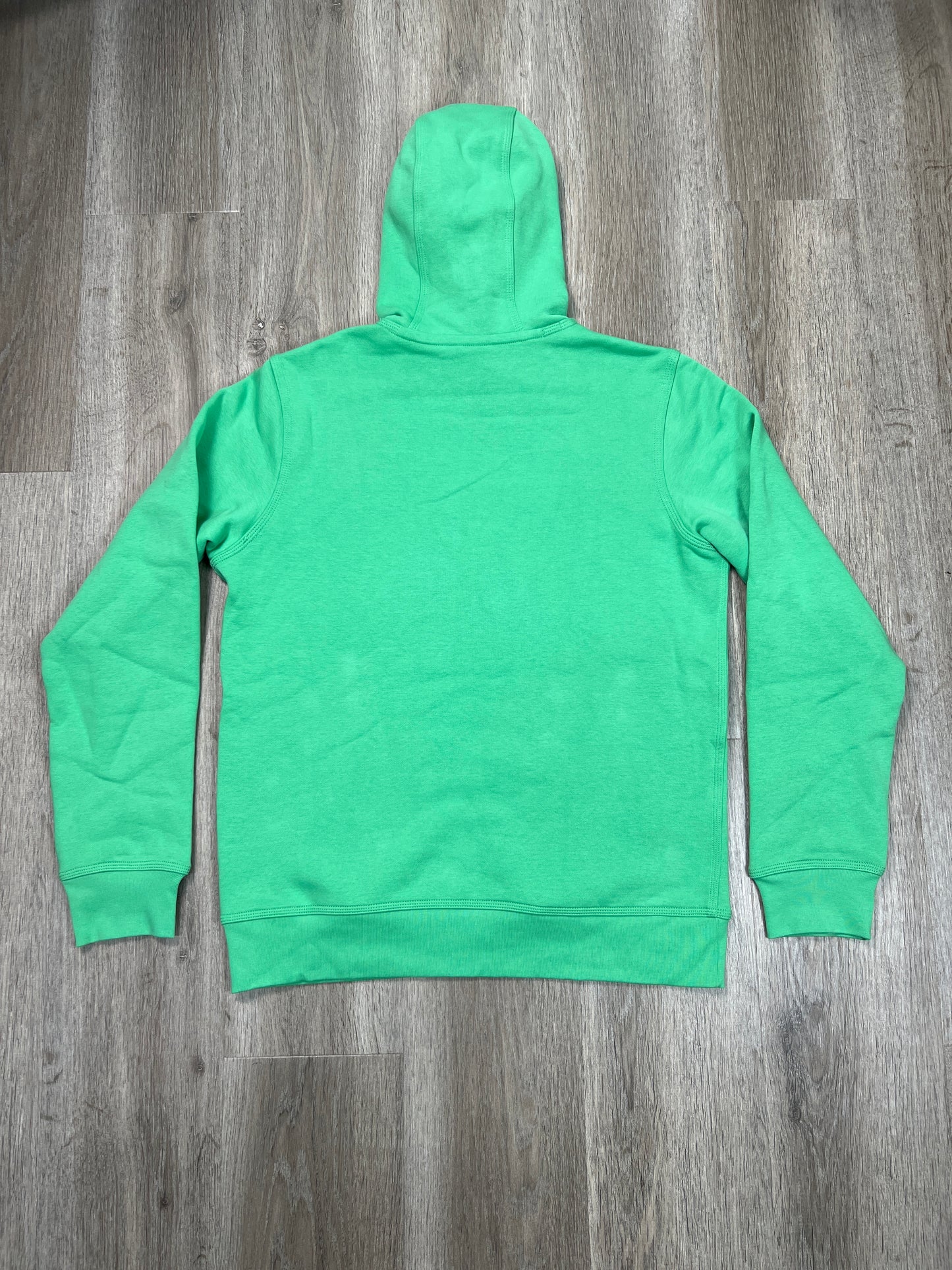 Athletic Sweatshirt Hoodie By Nike In Green, Size: M