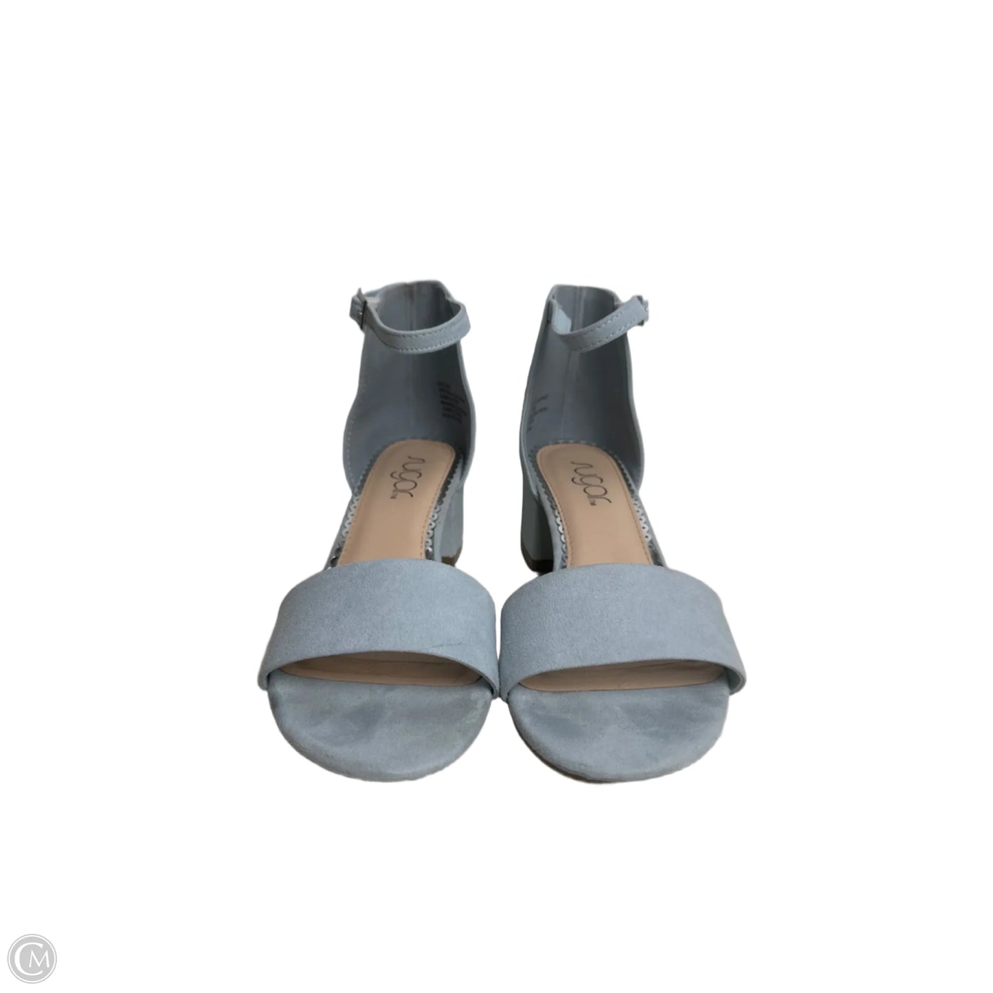 Shoes Heels Block By Sugar In Blue, Size: 6.5