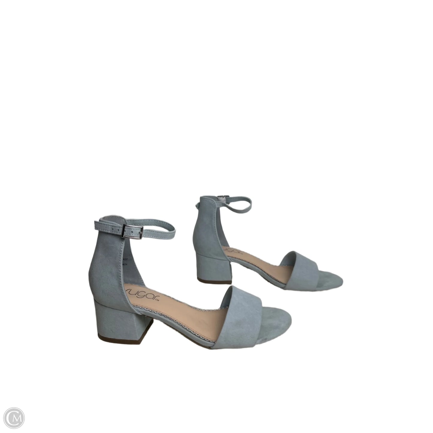 Shoes Heels Block By Sugar In Blue, Size: 6.5