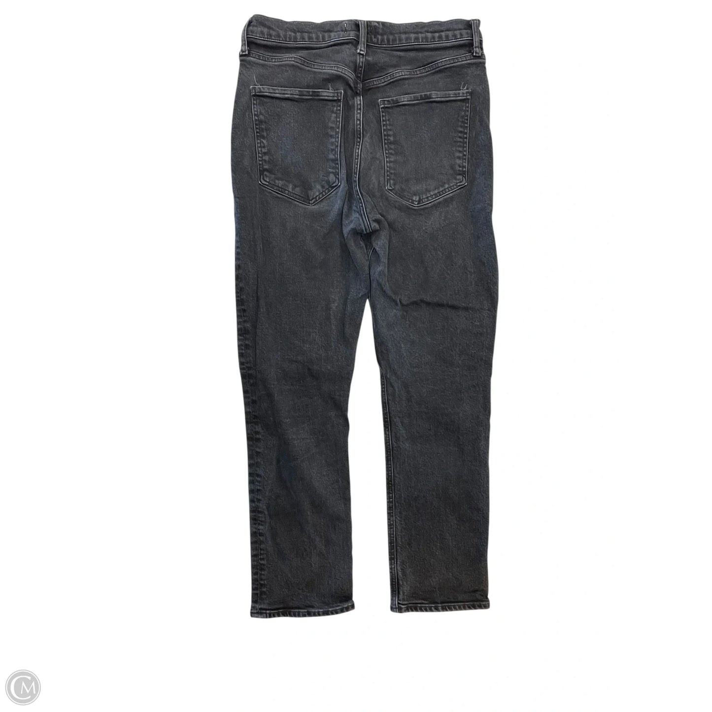 Jeans Straight By Agolde In Black Denim, Size: 10
