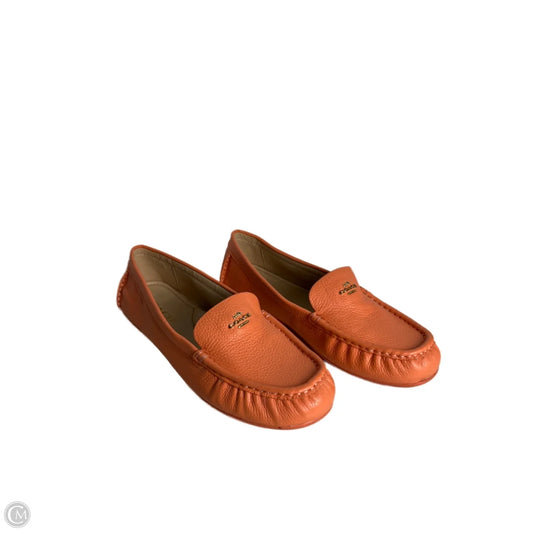 Shoes Designer By Coach In Orange, Size: 9.5