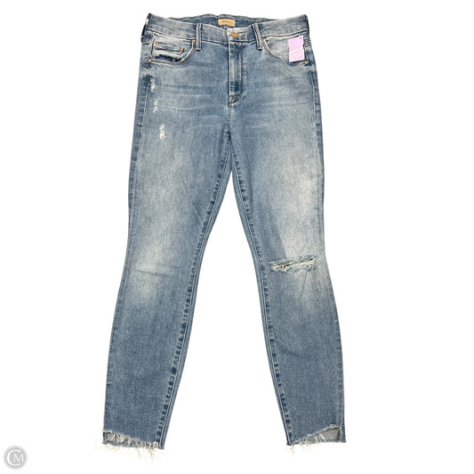 Jeans Skinny By Mother Jeans In Blue Denim, Size: 8