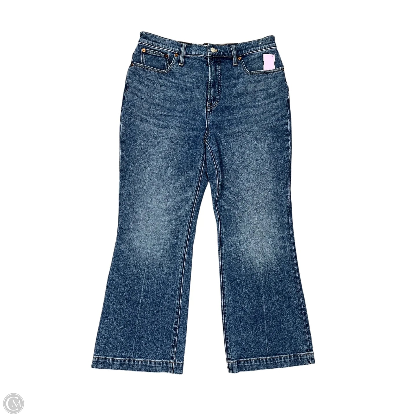 Jeans Flared By Madewell In Blue Denim, Size: 12