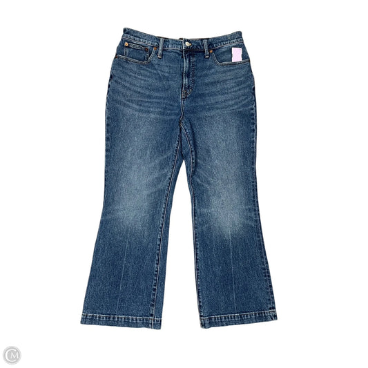 Jeans Flared By Madewell In Blue Denim, Size: 12