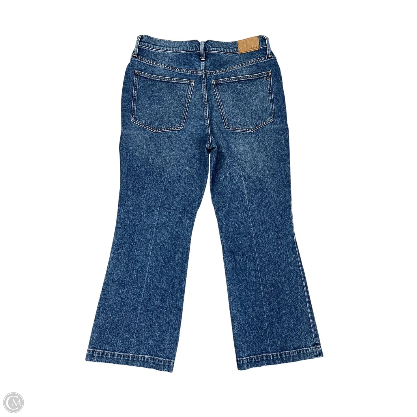 Jeans Flared By Madewell In Blue Denim, Size: 12