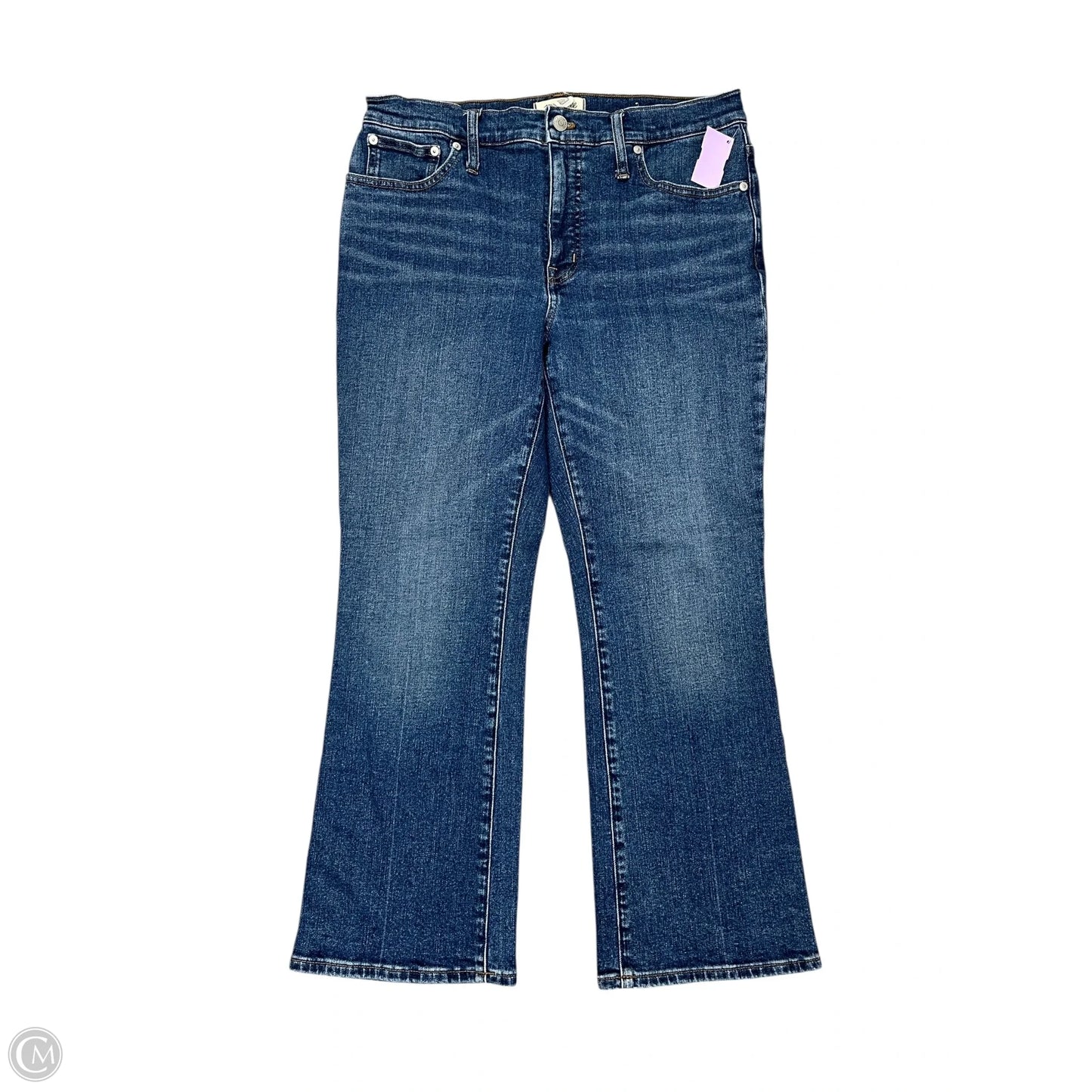 Jeans Boot Cut By Madewell In Blue Denim, Size: 10