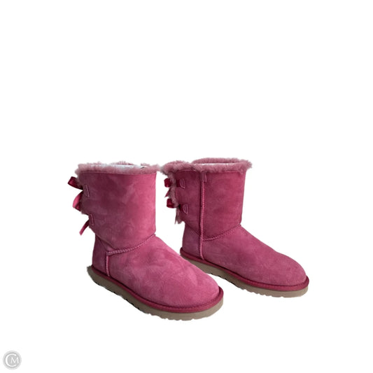 Boots Designer By Ugg In Pink, Size: 8