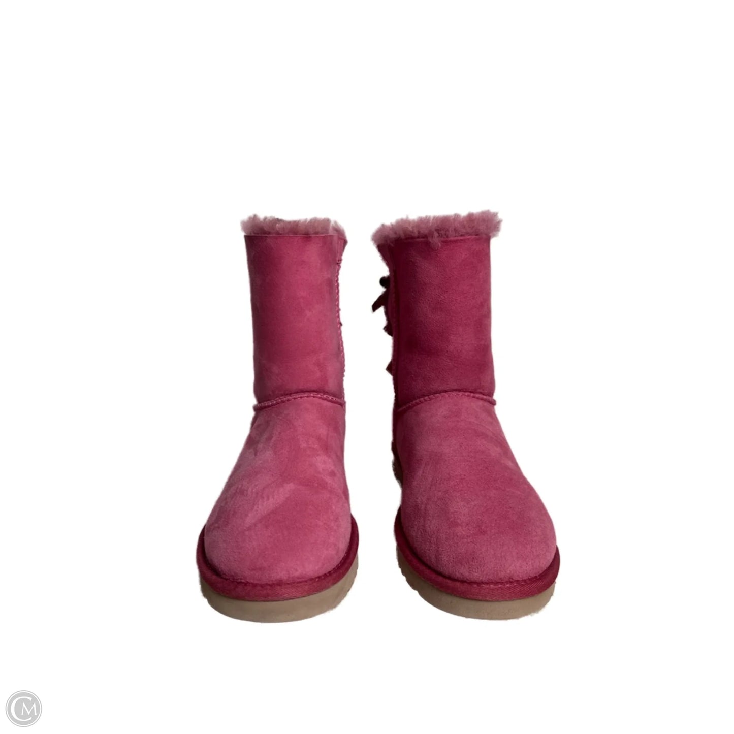 Boots Designer By Ugg In Pink, Size: 8