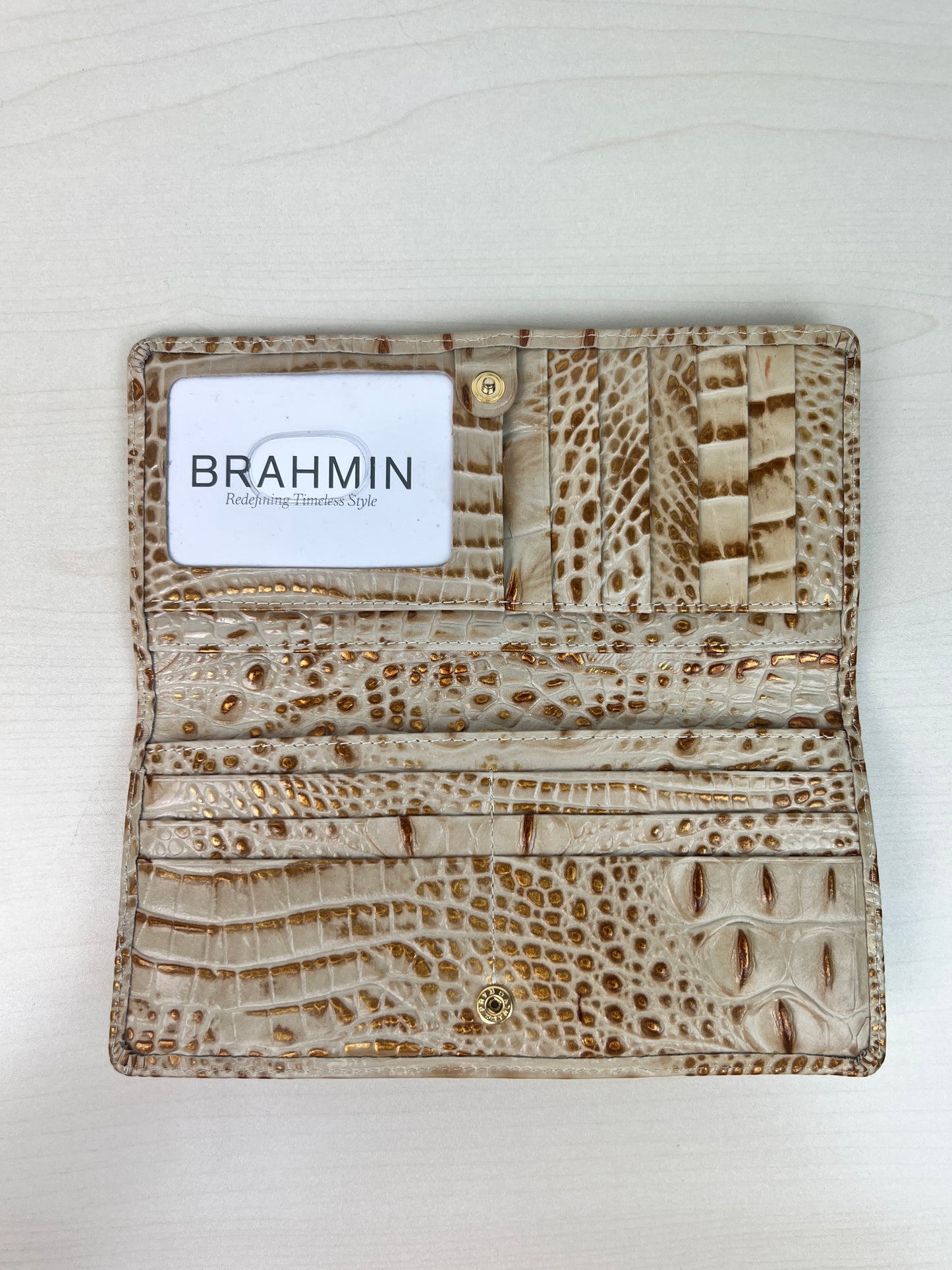 Wallet Designer By Brahmin, Size: Medium