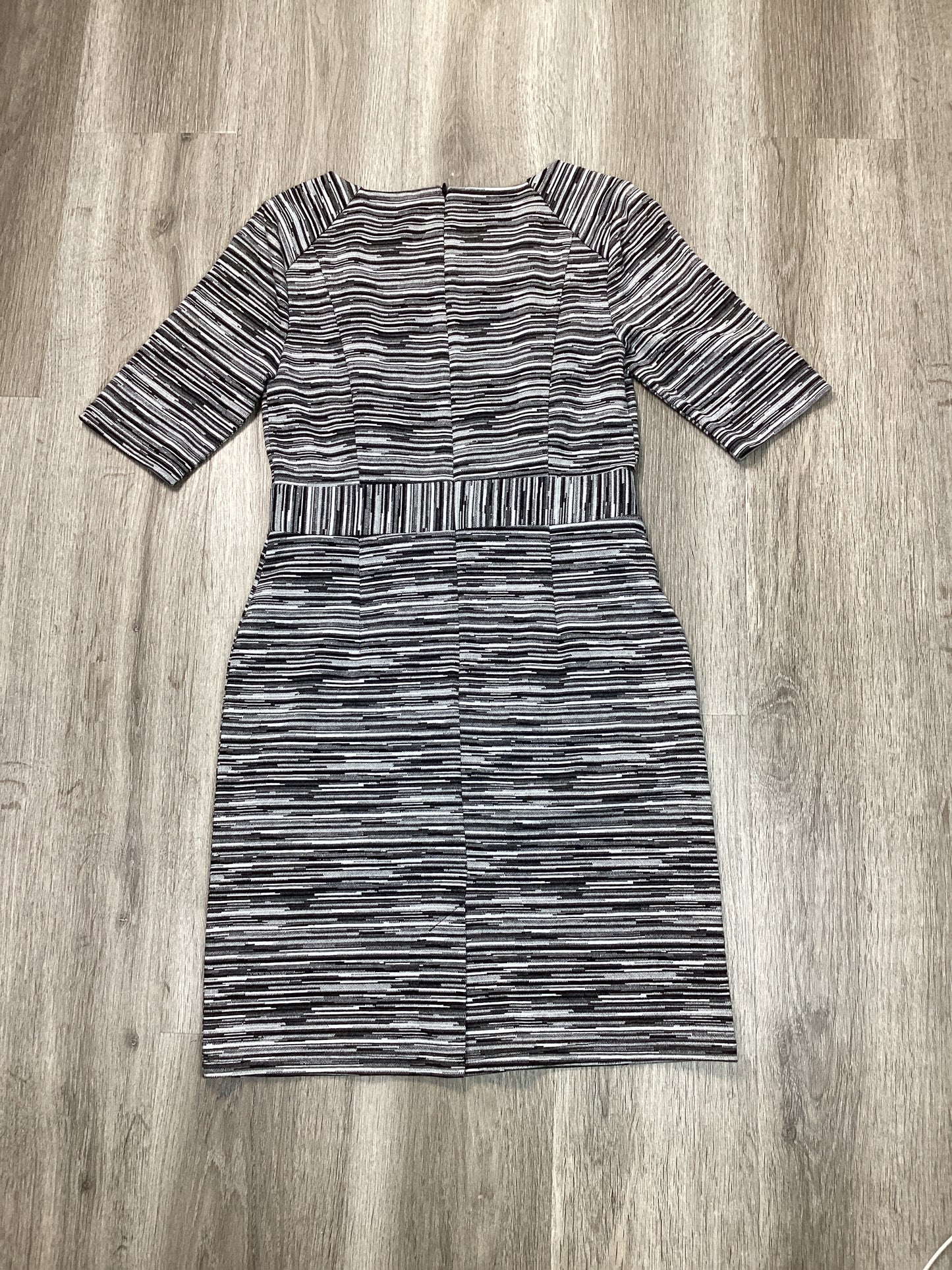 Dress Casual Midi By Loft In Striped Pattern, Size: S