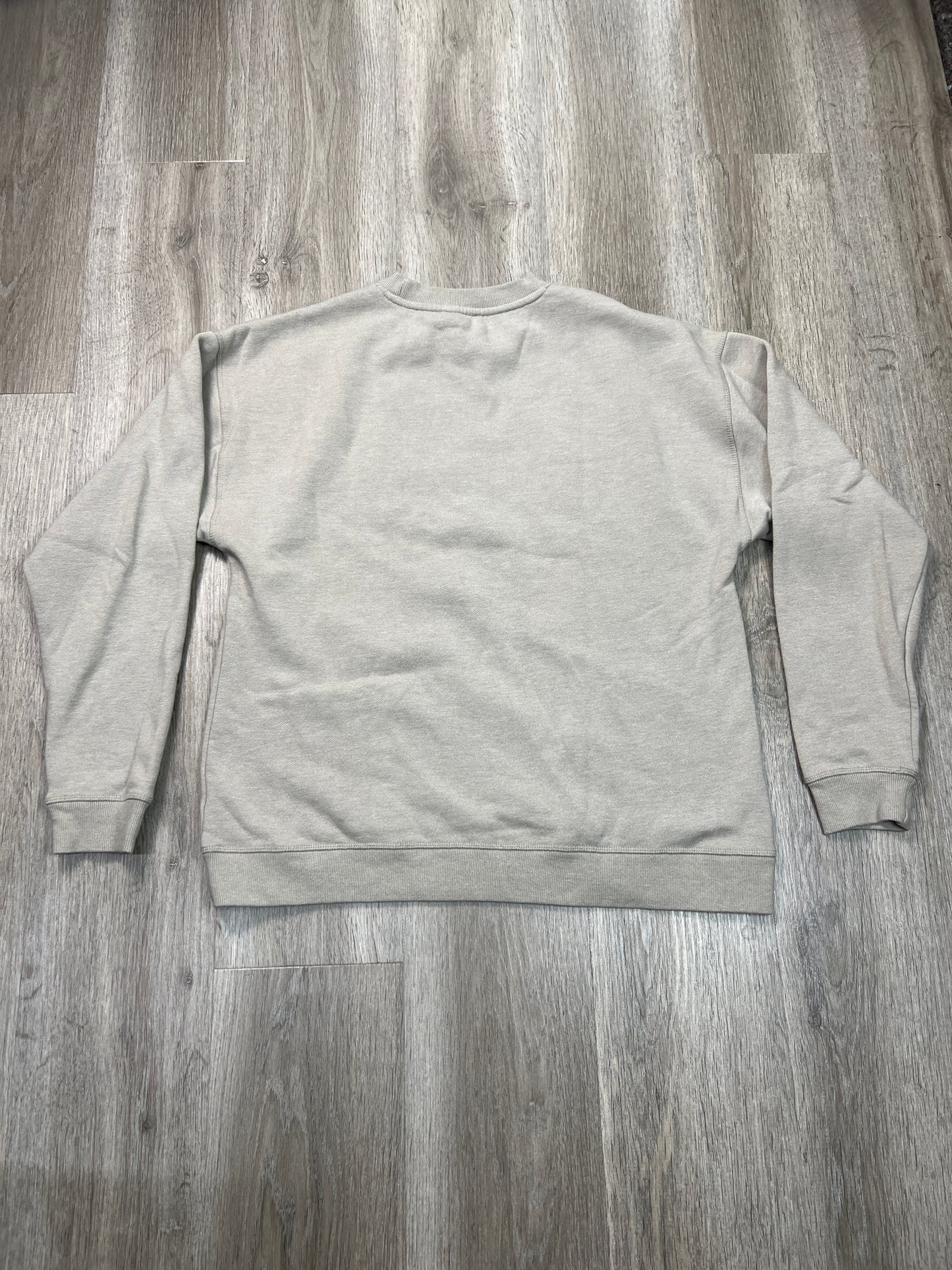 Sweatshirt Crewneck By NASH In Tan, Size: M