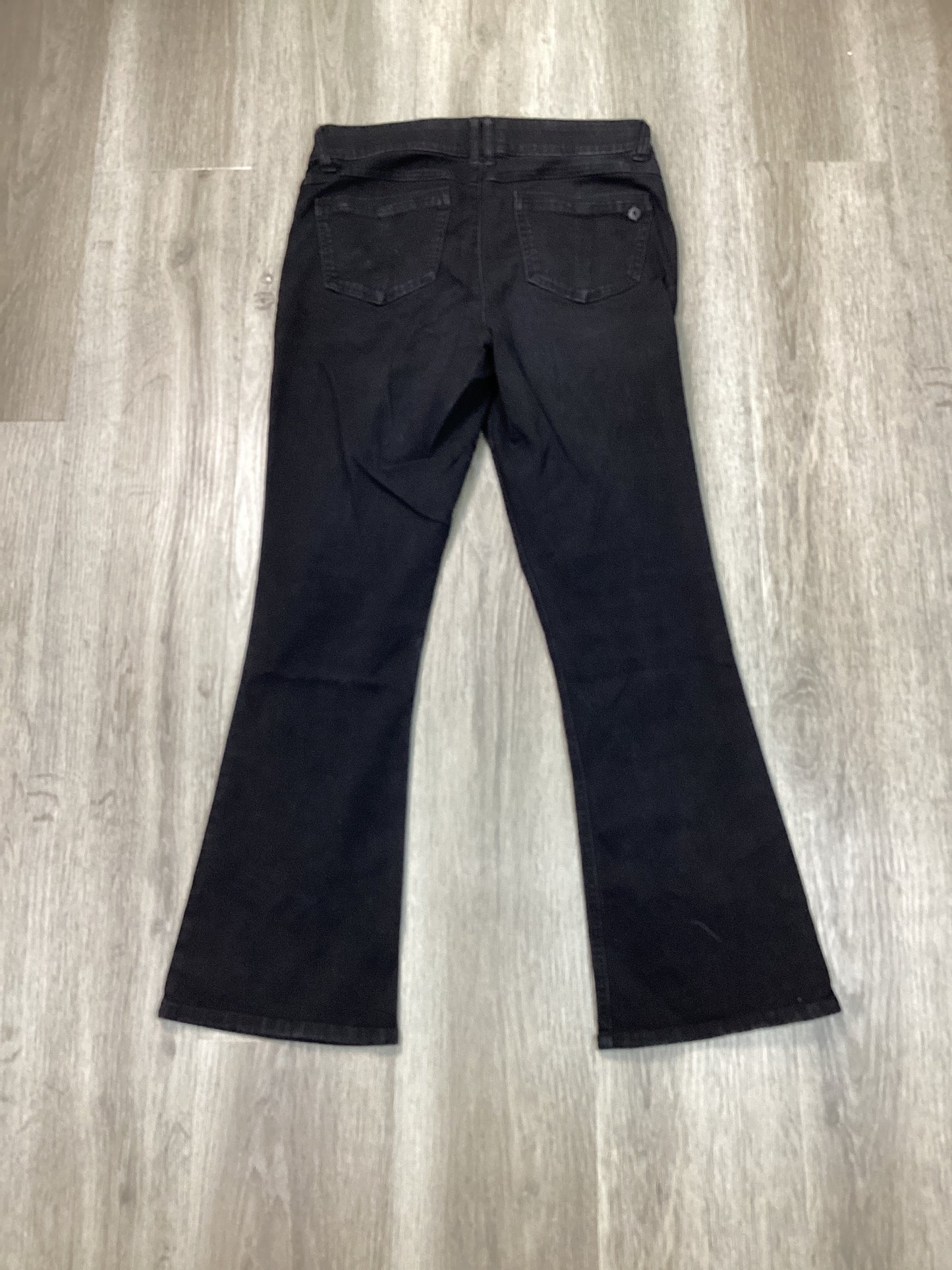 Jeans Straight By Democracy In Black Denim, Size: 6p