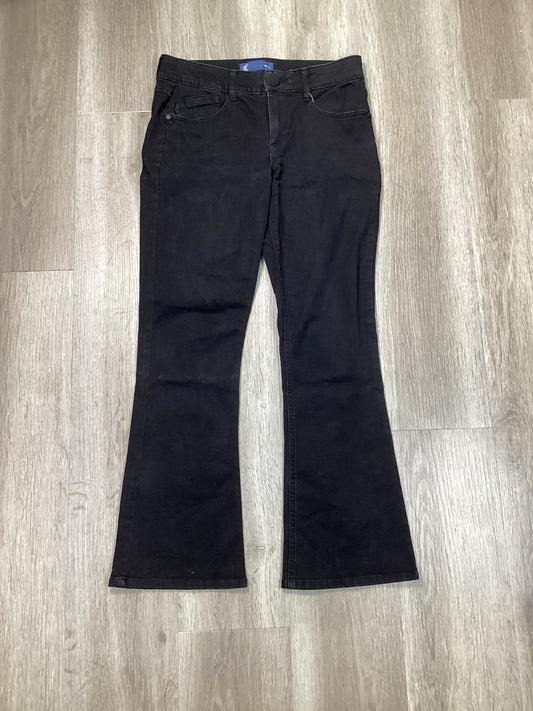 Jeans Straight By Democracy In Black Denim, Size: 6p