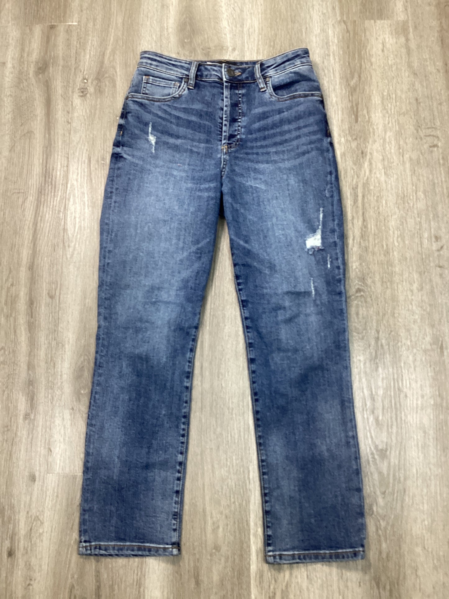 Jeans Straight By Kut In Blue Denim, Size: 2