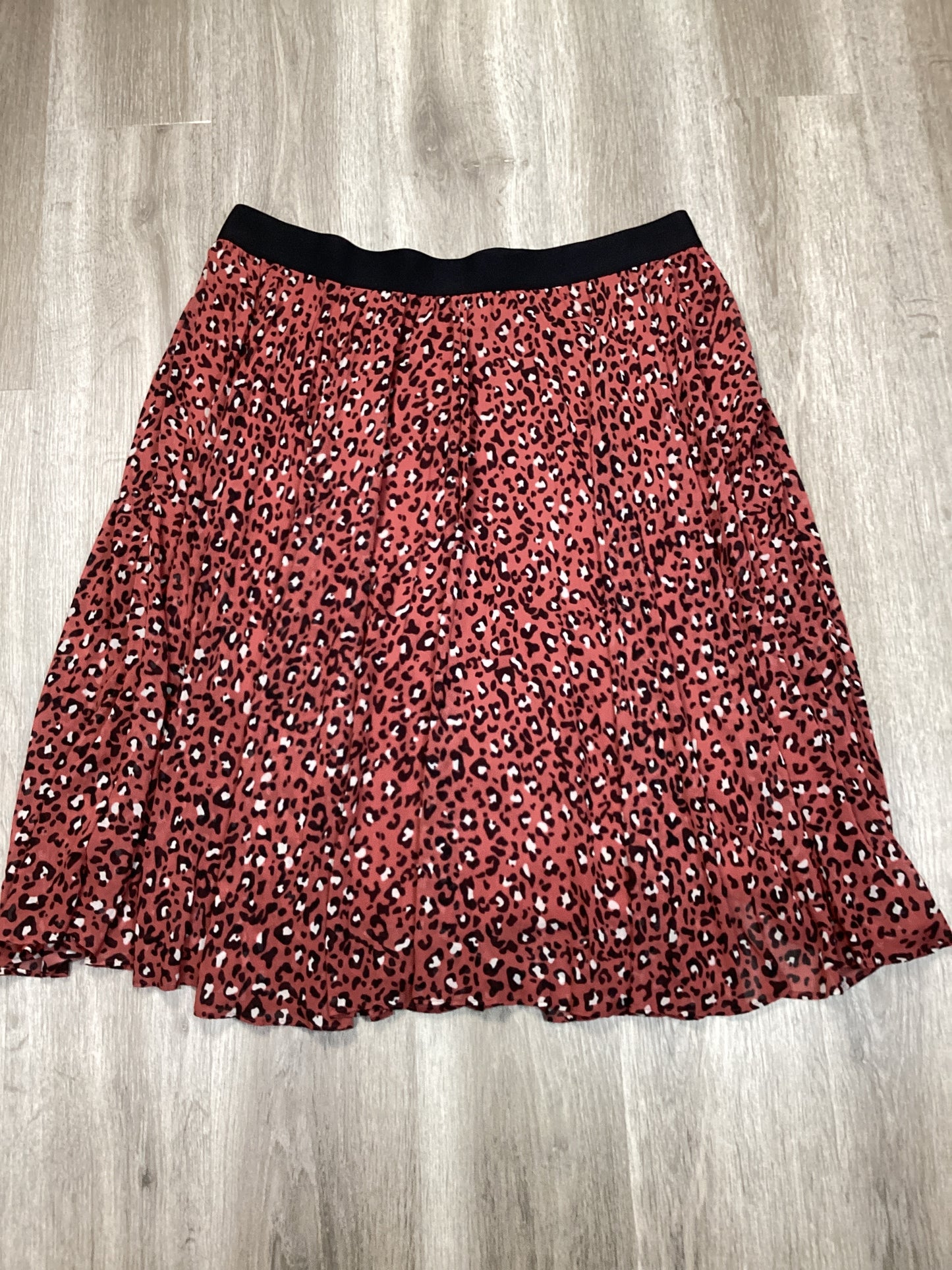 Skirt Midi By Evri In Animal Print, Size: 2x