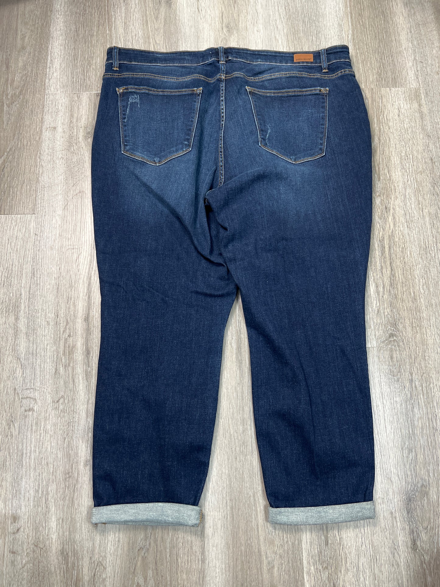 Jeans Straight By Judy Blue In Blue Denim, Size: 24