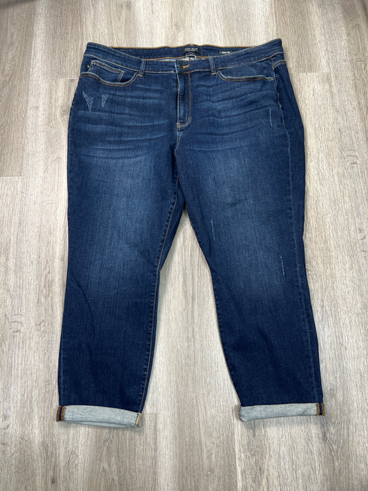 Jeans Straight By Judy Blue In Blue Denim, Size: 24