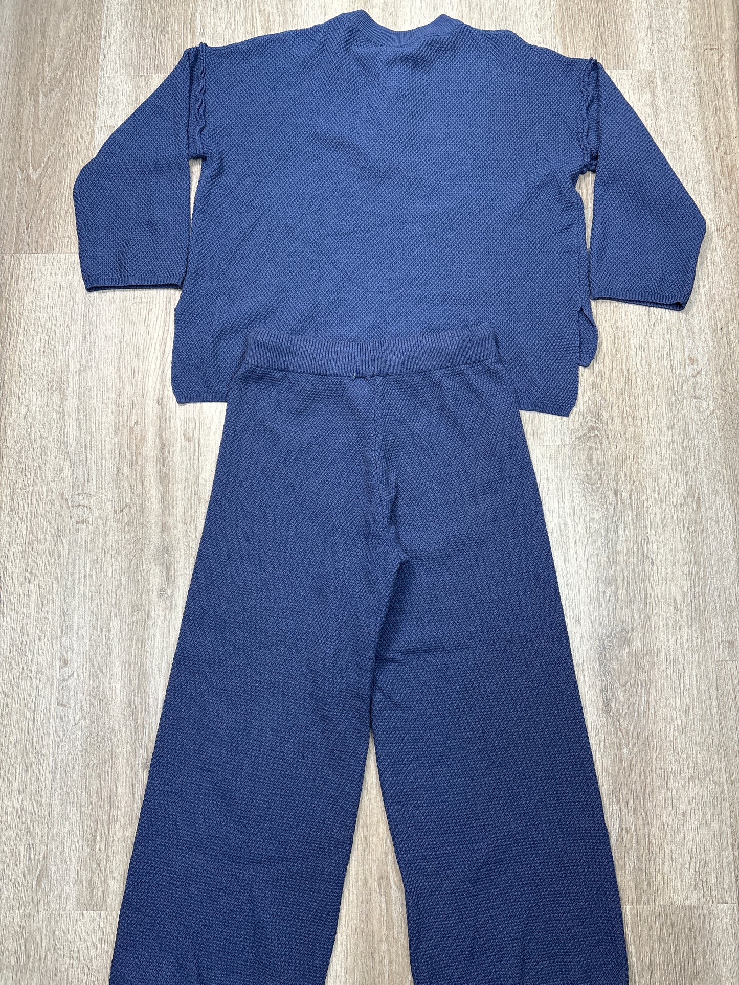 Lounge Set Pants By Clothes Mentor In Blue, Size: Xl