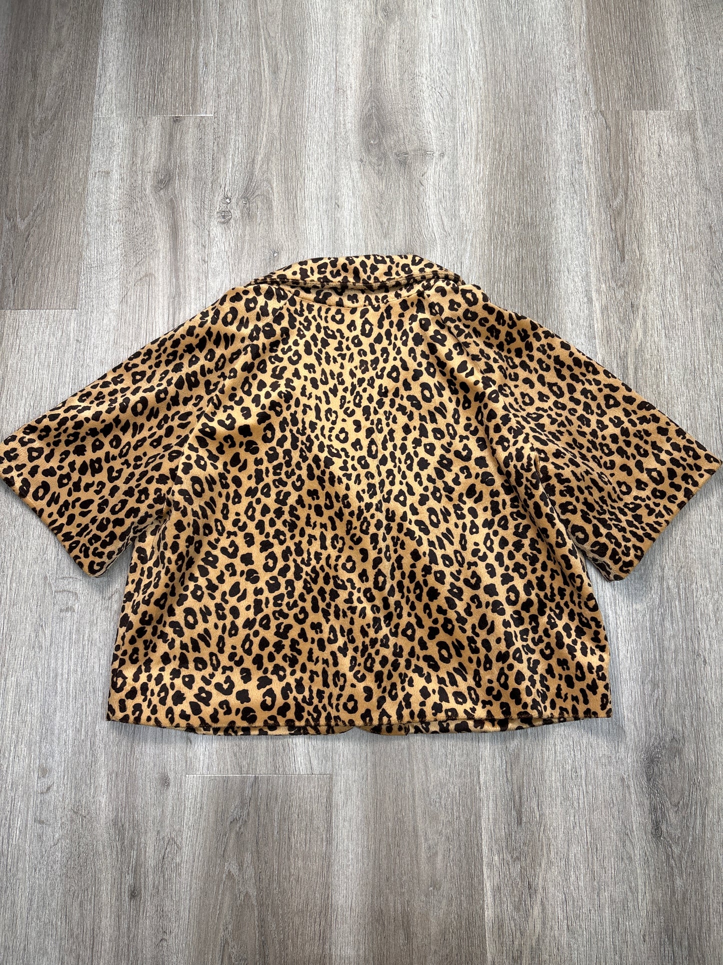 Blazer By Apt 9 In Leopard Print, Size: Xl