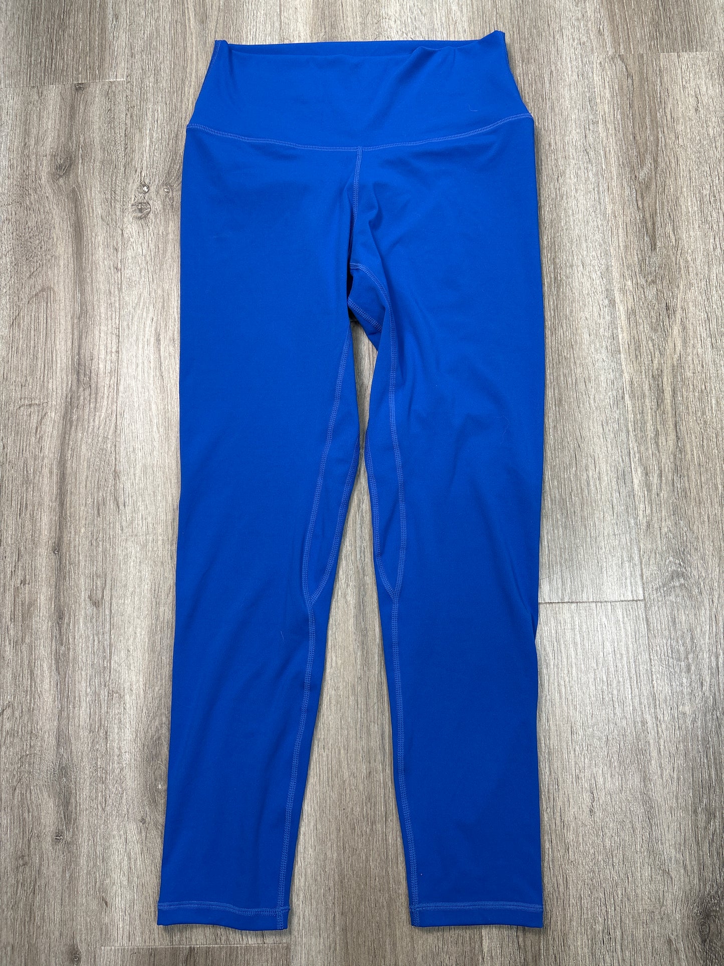 Athletic Leggings By Yunoga In Blue, Size: L