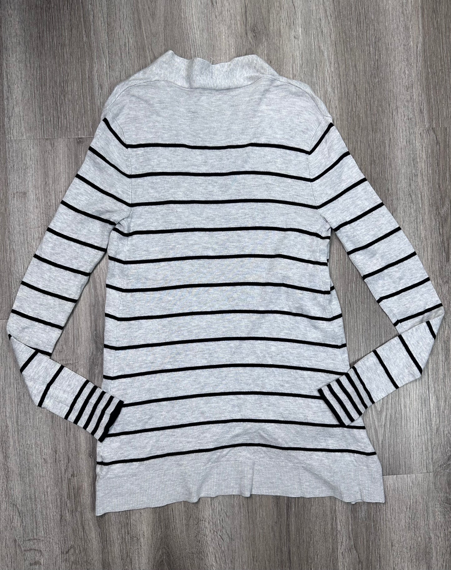 Cardigan By Express In Striped Pattern, Size: Xs