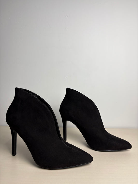 Boots Ankle Heels By Anne Michelle In Black, Size: 9