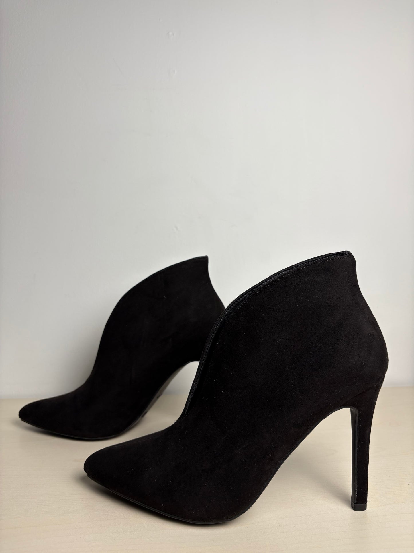 Boots Ankle Heels By Anne Michelle In Black, Size: 9