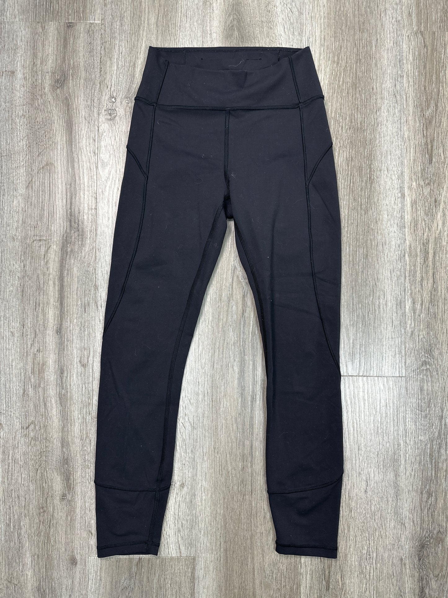 Athletic Leggings By Lululemon In Black, Size: S