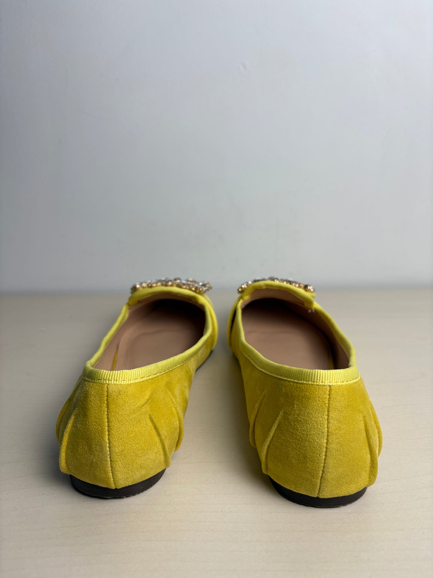 Shoes Flats By Chase + Chloe Yellow, Size: 6.5