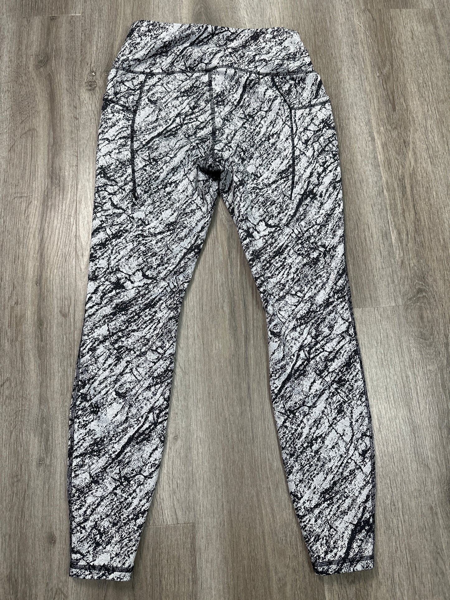 Athletic Leggings By All In Motion In Black & White, Size: S