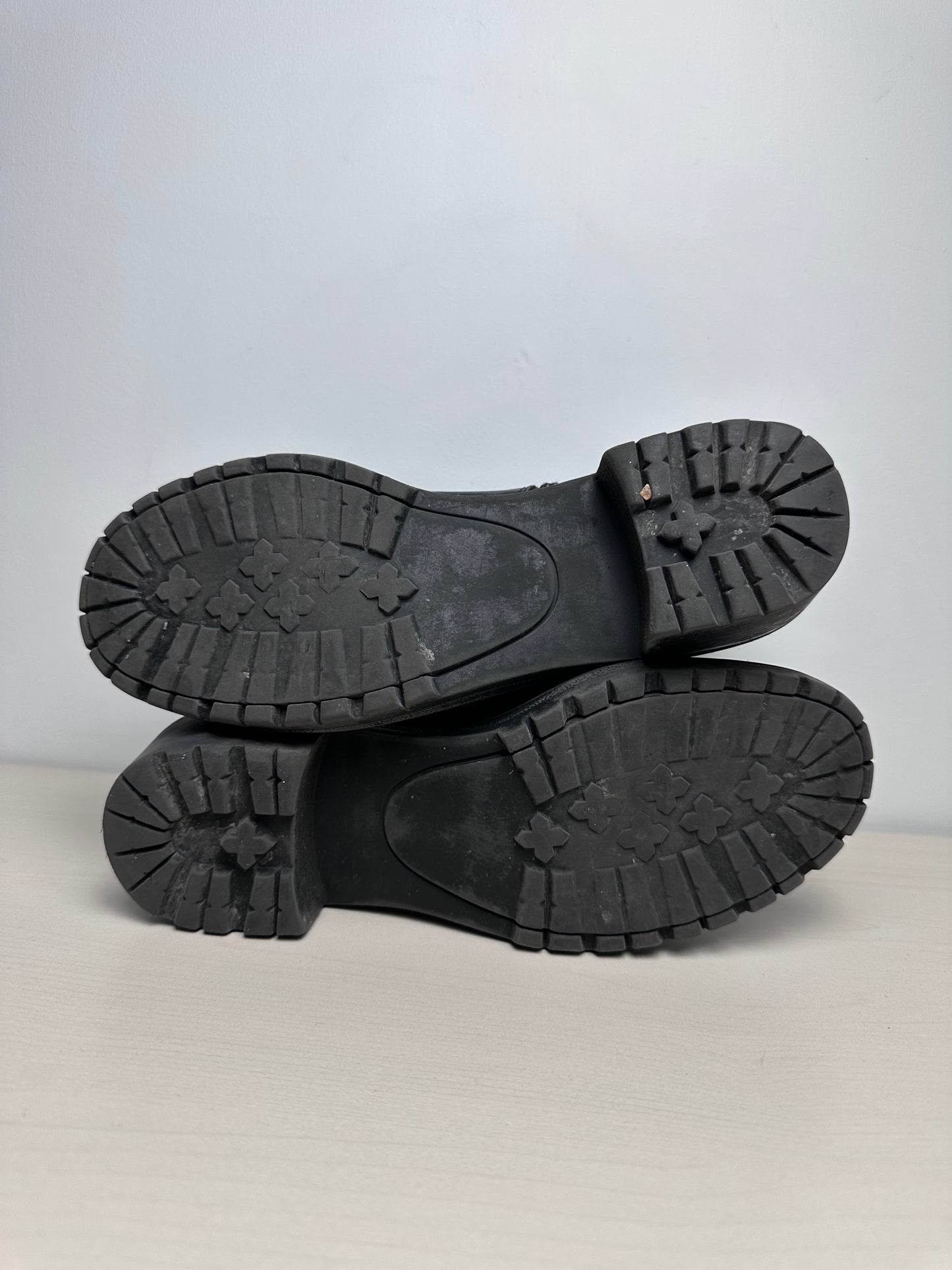 Boots Combat By Report In Black, Size: 9