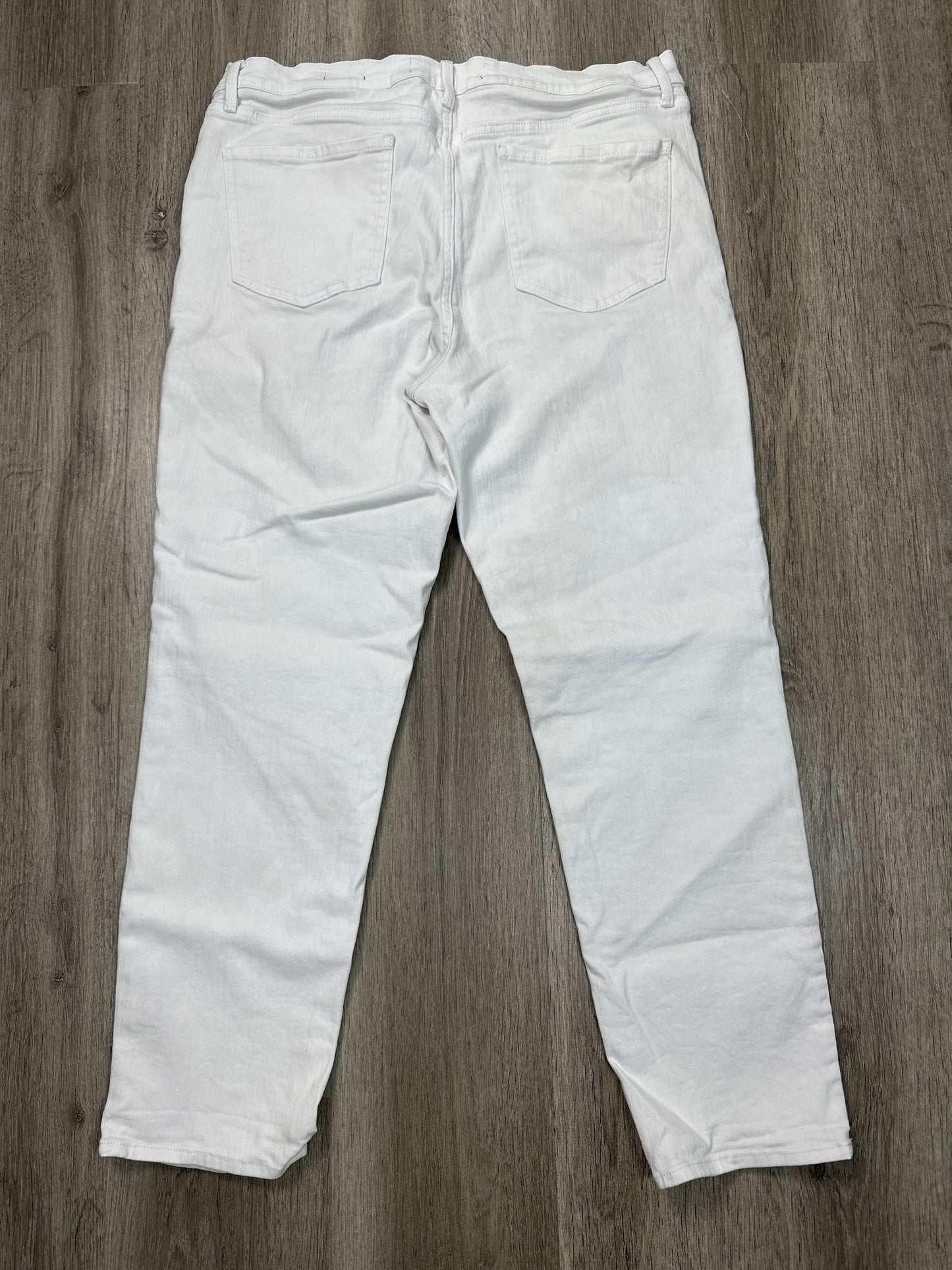 Jeans Boyfriend By Gloria Vanderbilt In White, Size: 14