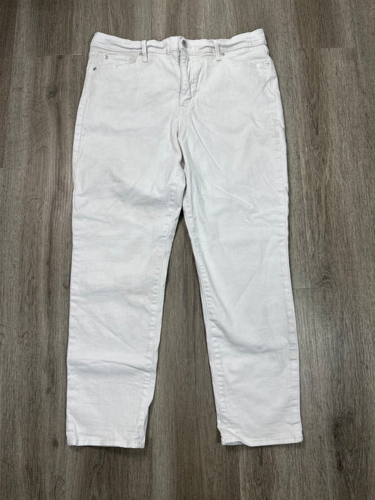 Jeans Boyfriend By Gloria Vanderbilt In White, Size: 14