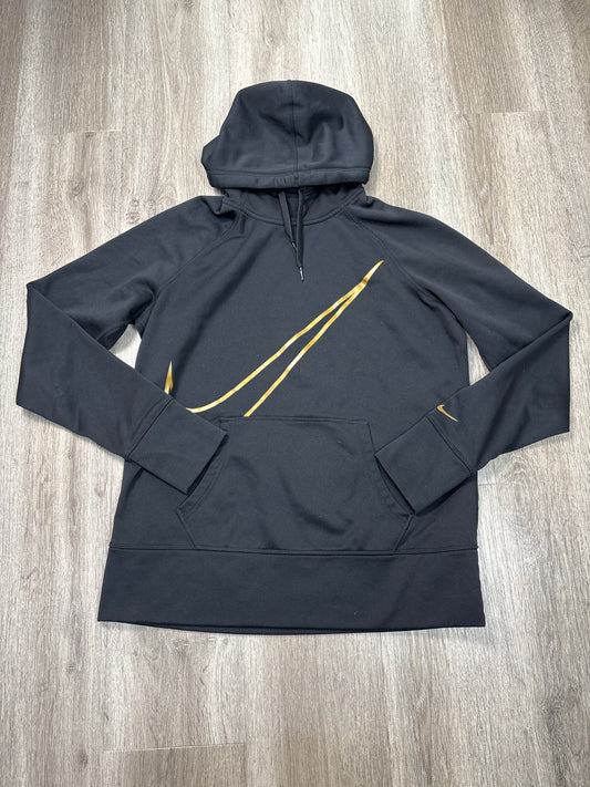 Athletic Sweatshirt Hoodie By Nike Apparel In Black, Size: L