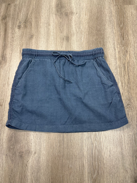 Skirt Mini & Short By Cloth & Stone In Blue, Size: M