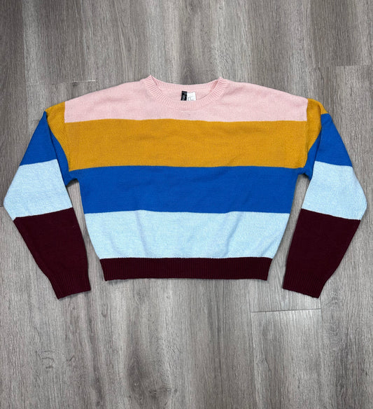 Sweater By Divided In Striped Pattern, Size: M