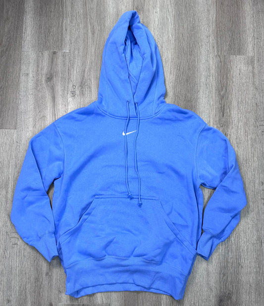 Athletic Sweatshirt Hoodie By Nike Apparel In Blue, Size: S